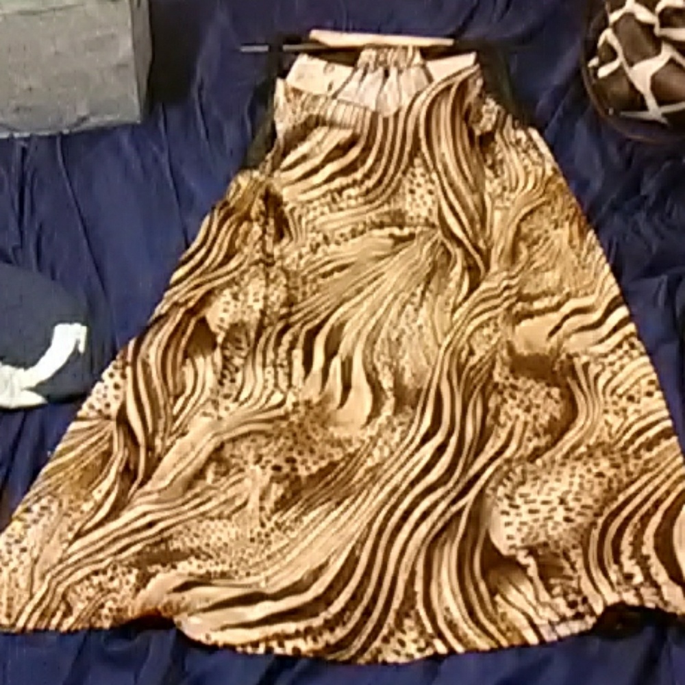 Animal Print sleeveless razorback Mini